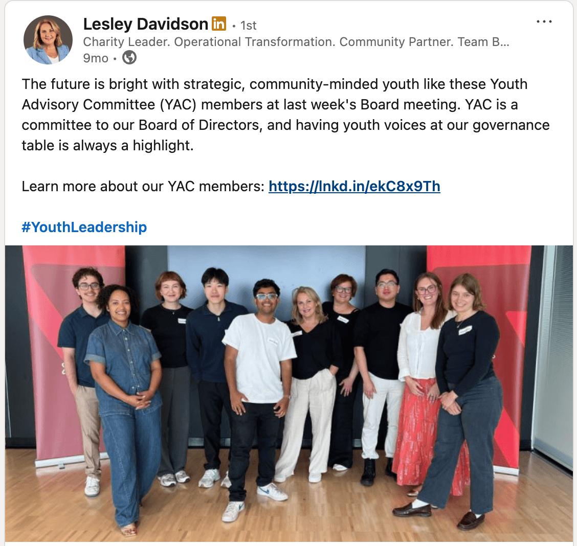 Youth Advisory Committee preview